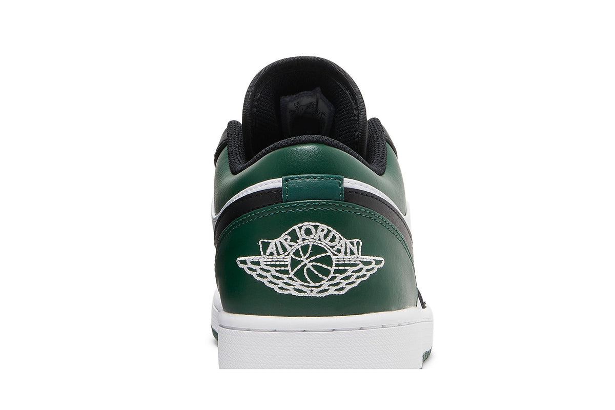 Retro 1 Low Sneakers — Green Toe — 553558-371