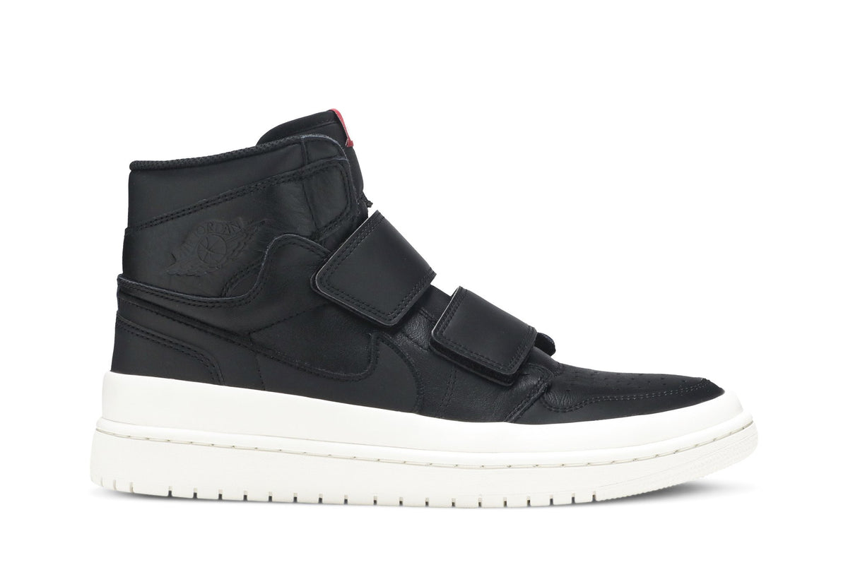 Retro 1 High Double Strap Sneakers — Black — AQ7924-001