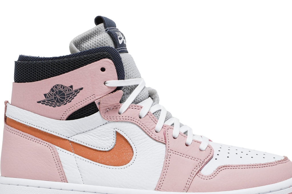 Retro 1 High Zoom Sneakers — Pink Glaze — CT0979-601