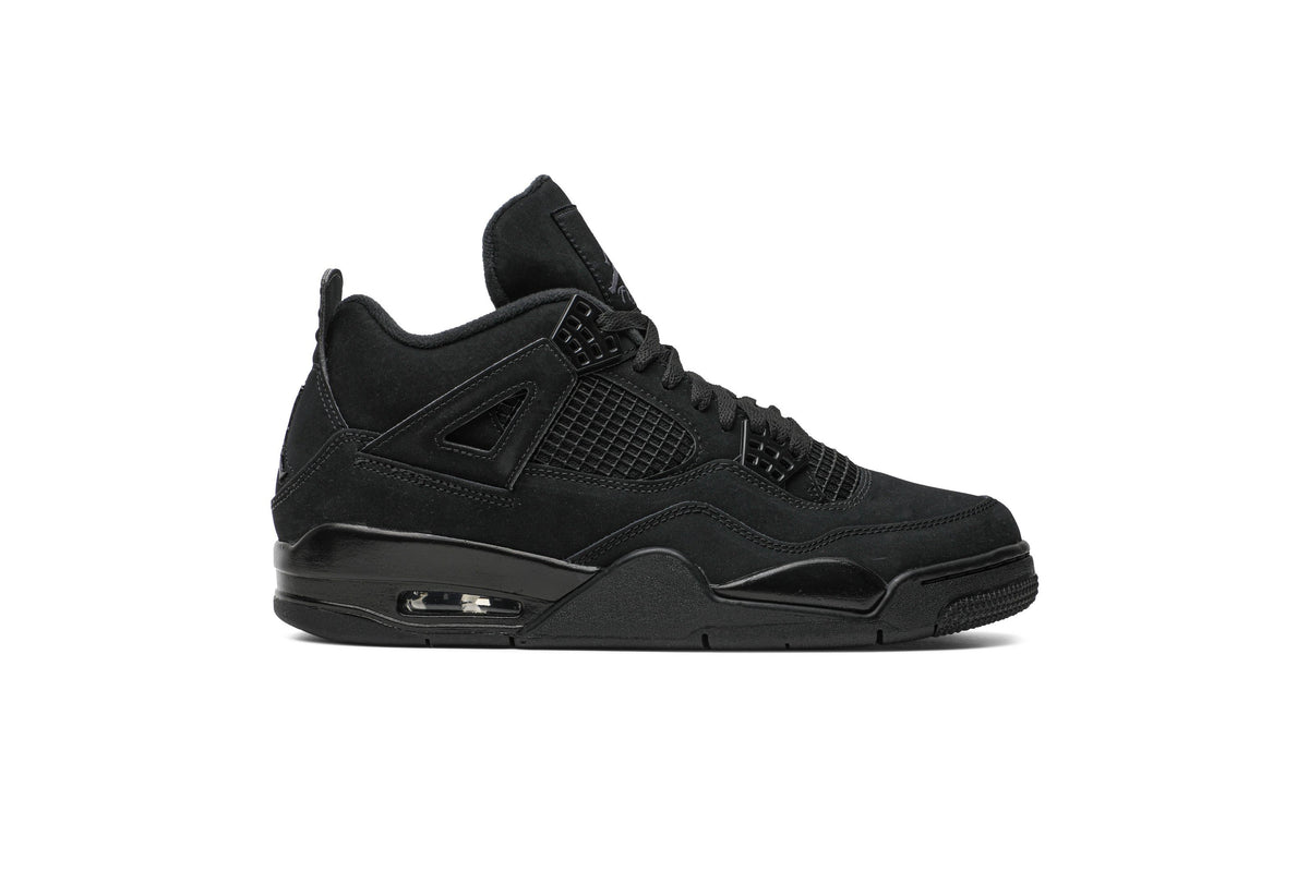 Retro 4 Sneakers — Black Cat — CU1110-010