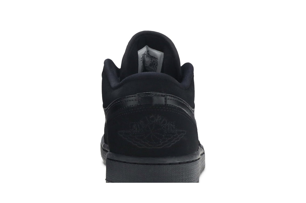 Retro 1 Low Sneakers — Triple Black — 553558-025