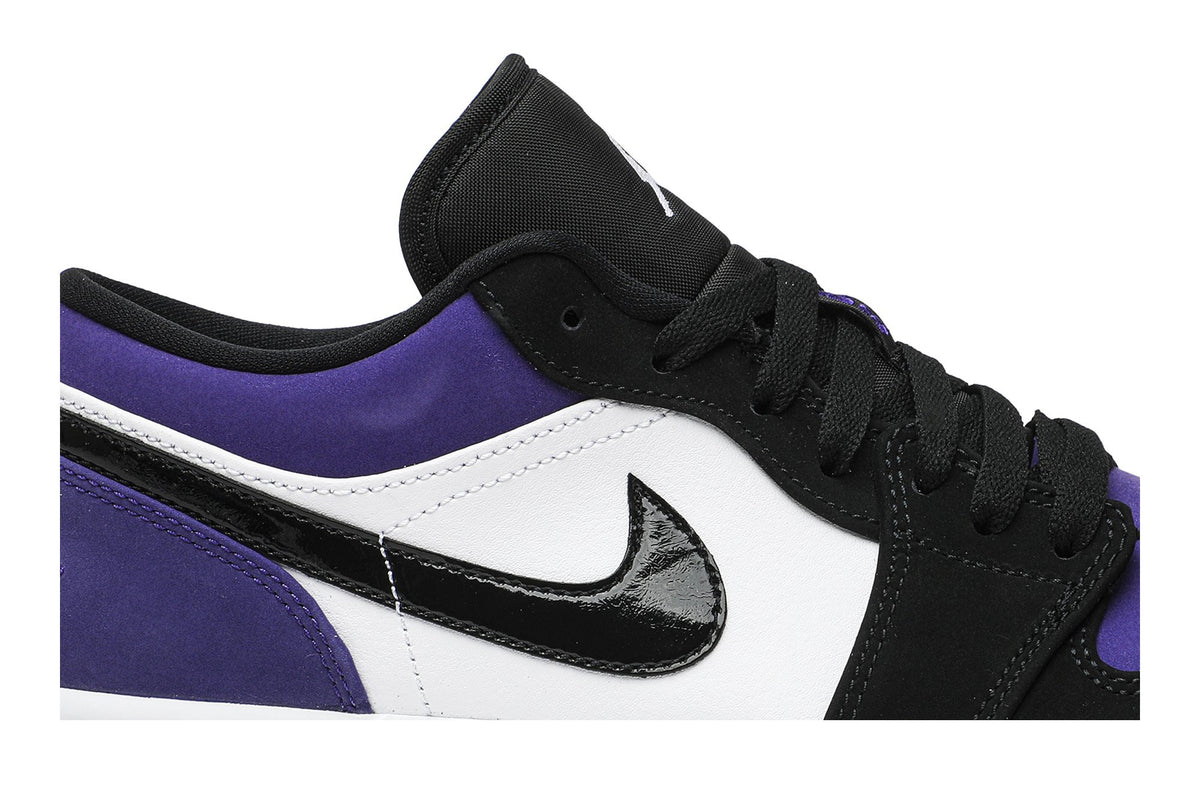 Retro 1 Low Sneakers — Court Purple — 553558-125