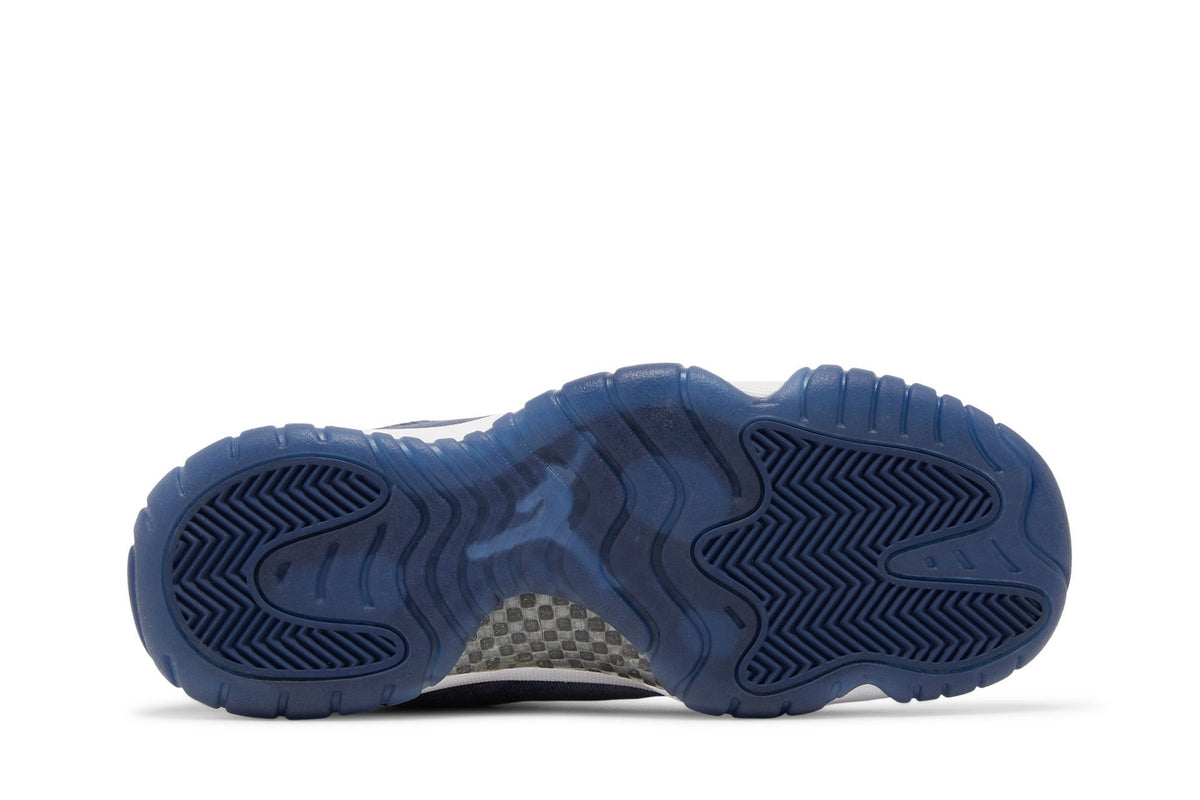 Retro 11 Sneakers — Midnight Navy Velvet — AR0715-441