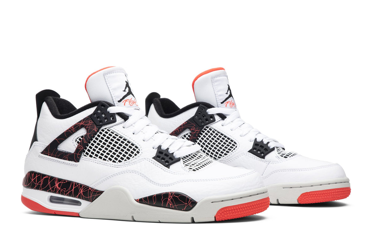 Retro 4 Sneakers — Pale Citron — 308497-116