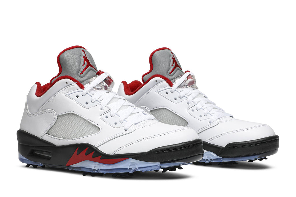 Retro 5 Low Golf Shoes — Fire Red — CU4523-100