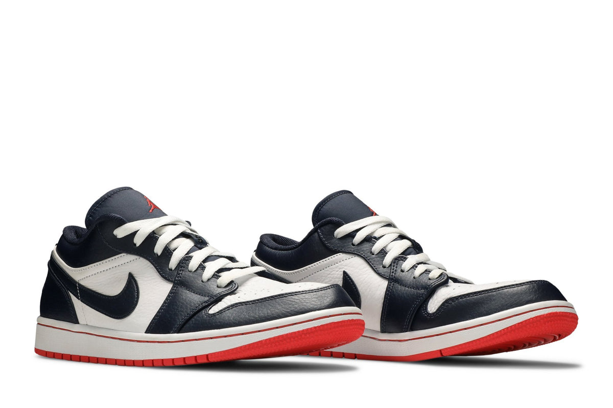 Retro 1 Low Sneakers — Obsidian Ember — 553558-481