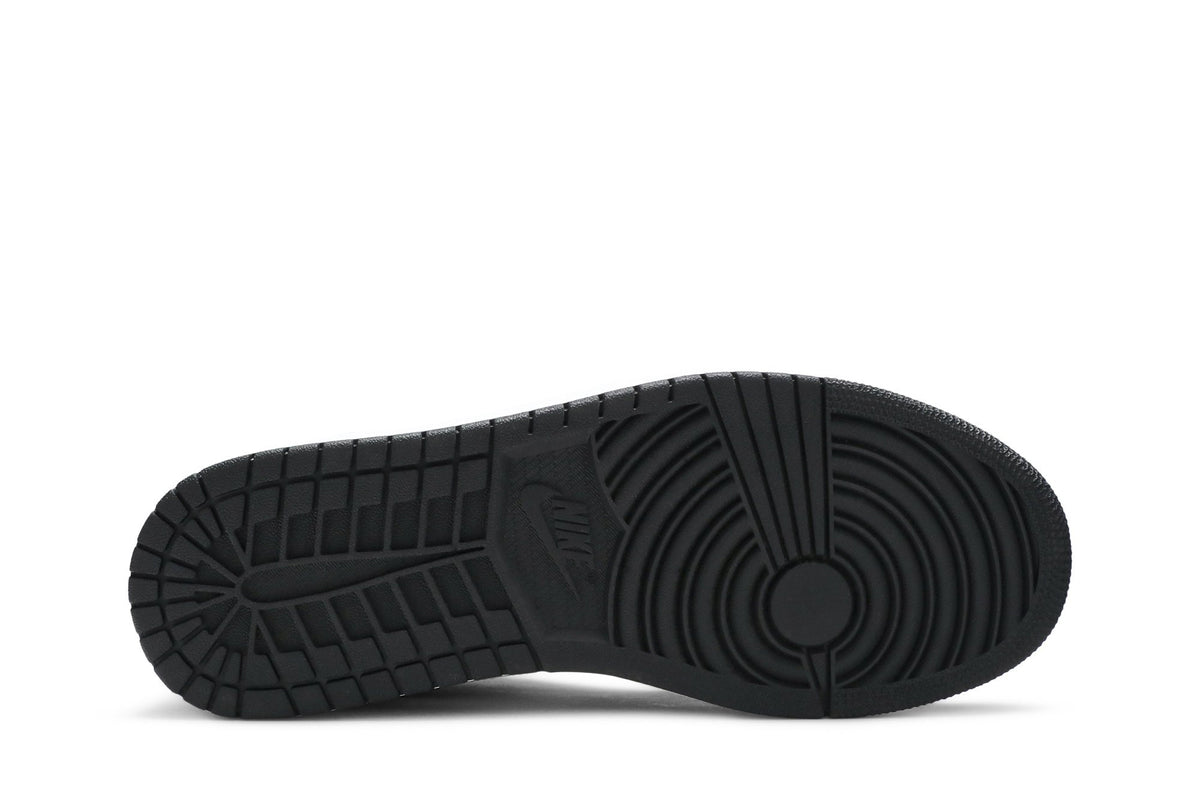 Retro 1 Low Sneakers — Brushstroke Swoosh – Black Red — DA4659-001