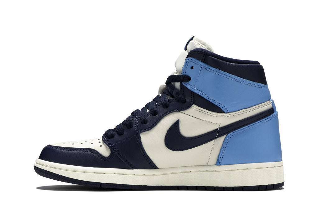 Retro 1 High OG Sneakers — Obsidian — 555088-140