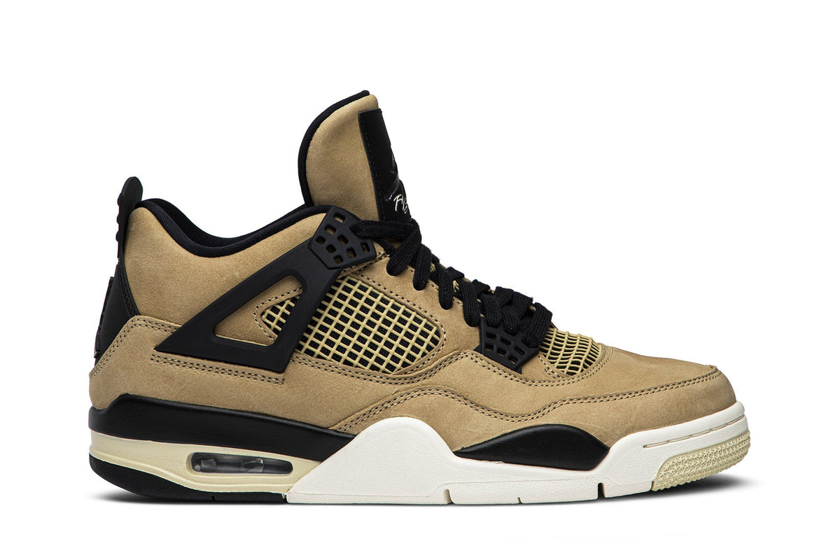 Retro 4 Sneakers — Mushroom — AQ9129-200