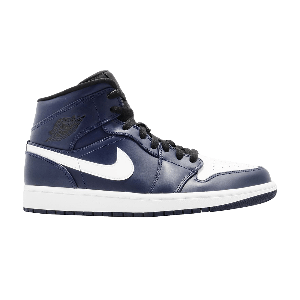 Retro 1 Mid Sneakers — Obsidian — 554724-401