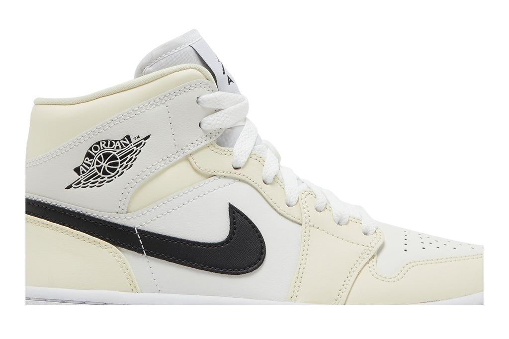 Retro 1 Mid Sneakers — Coconut Milk — BQ6472-121