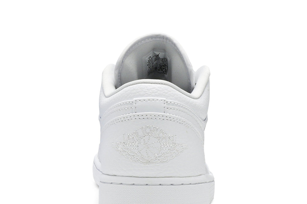 Retro 1 Low Sneakers — Triple White — 553558-130