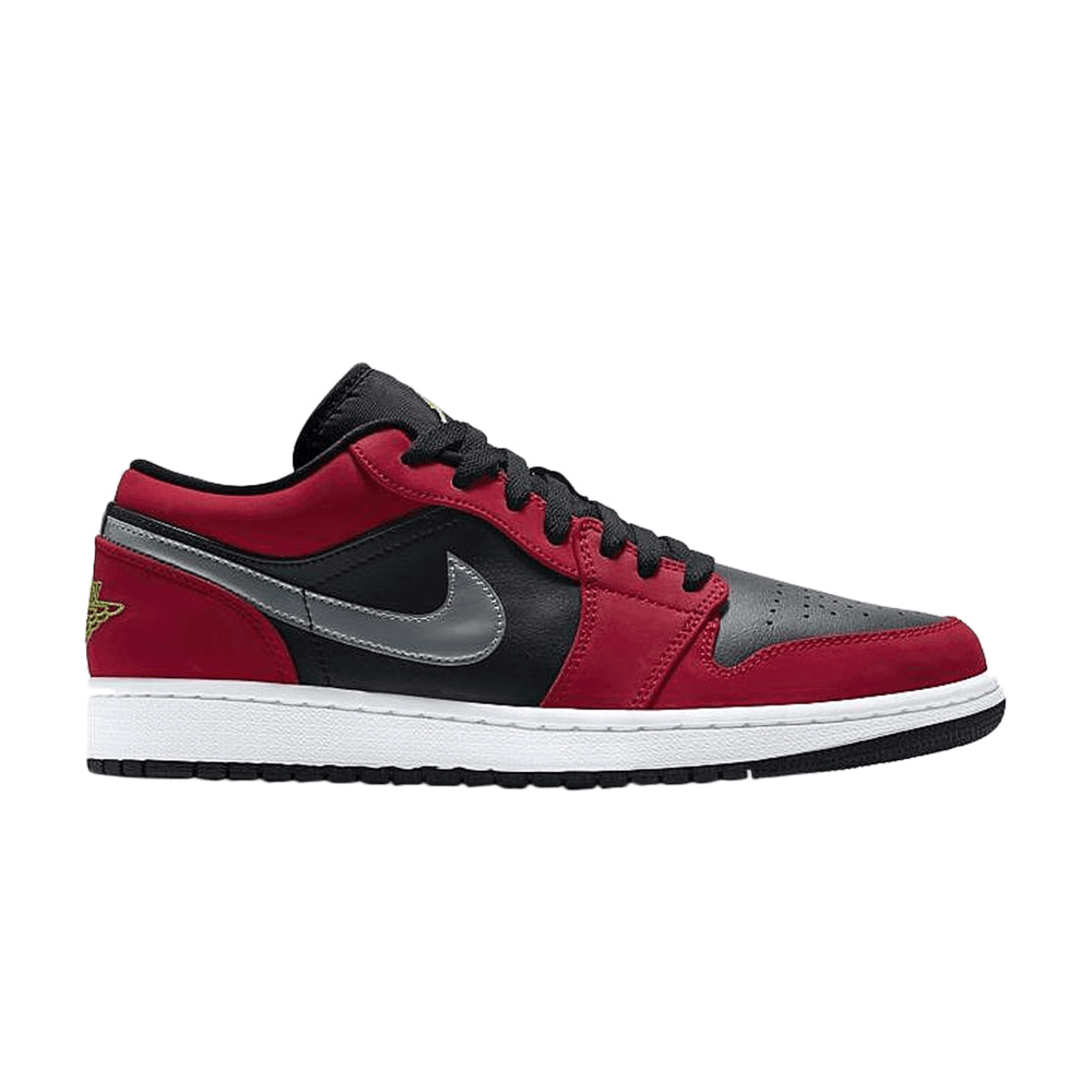 Retro 1 Low Sneakers — Gym Red Green Pulse — 553558-036
