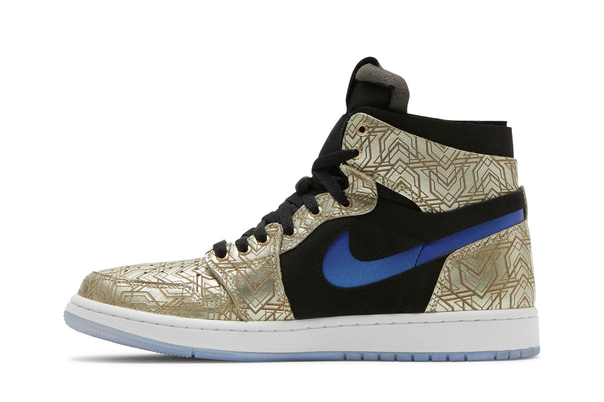 Retro 1 Zoom Comfort Sneakers — Gold Laser — DQ0659-700