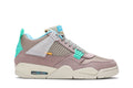 Union LA Collaboration — Retro 4 Sneakers — Taupe Haze — DJ5718-242