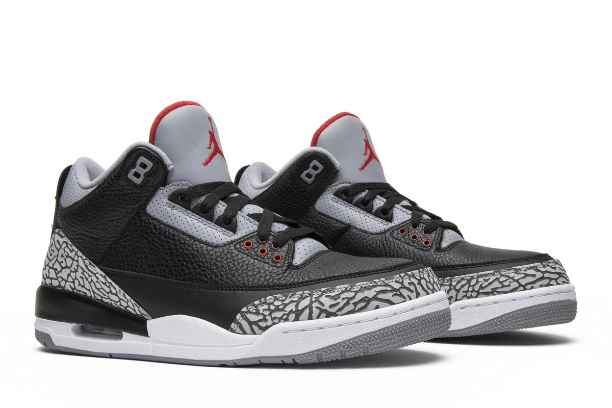 Retro 3 OG Sneakers — Black Cement — 854262-001