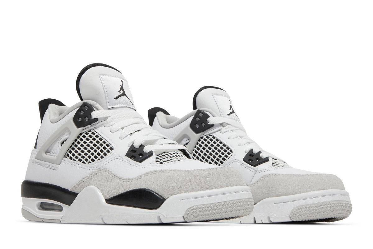 Retro 4 GS Sneakers — Military Black — 408452-111