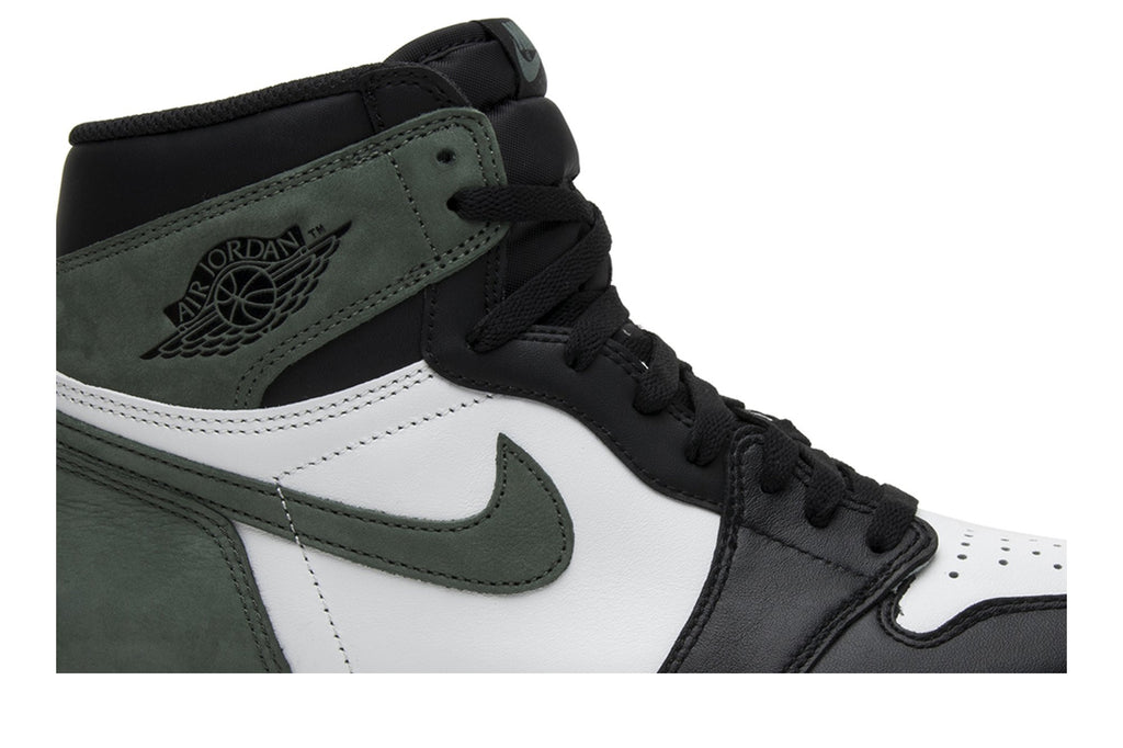 Retro 1 High OG Sneakers — Clay Green — 555088-135