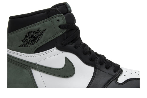 Retro 1 High OG Sneakers — Clay Green — 555088-135