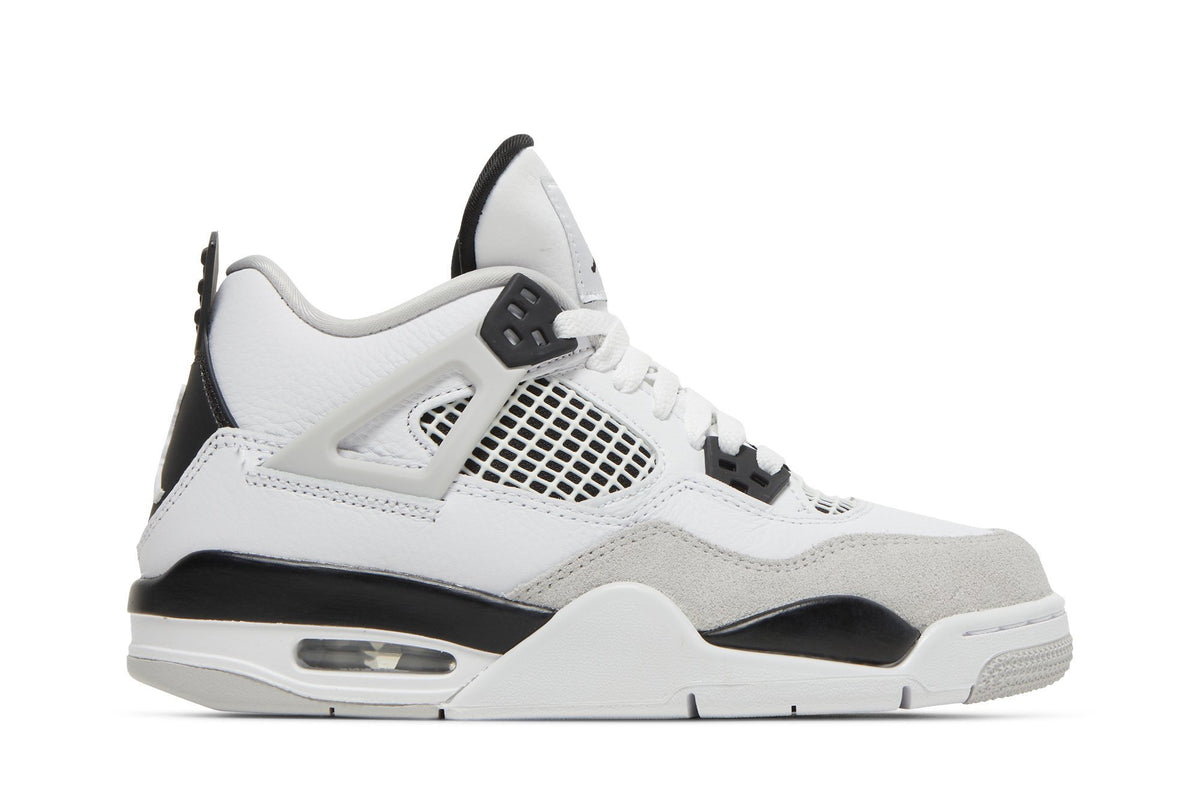 Retro 4 GS Sneakers — Military Black — 408452-111