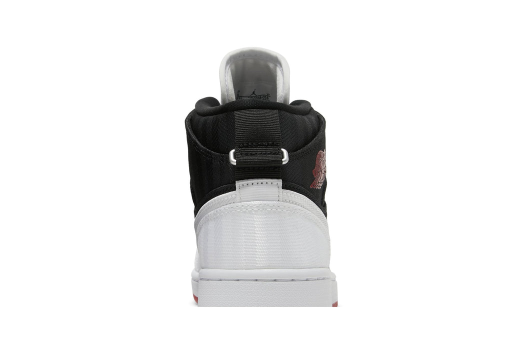 Retro 1 Mid SE Utility Sneakers — White Black Gym Red — DD9338-016