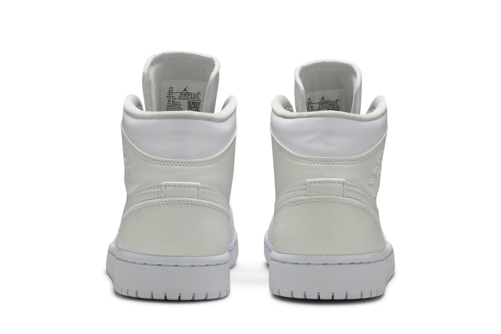 Retro 1 Mid Sneakers — White Ivory — BQ6472-112