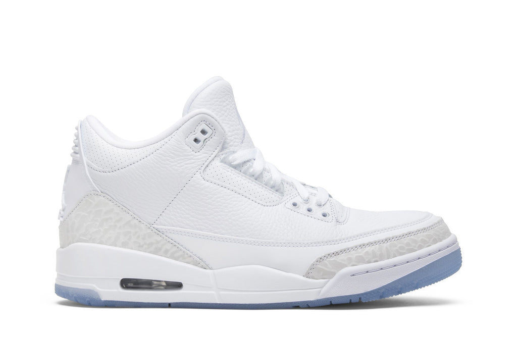 Retro 3 Sneakers — Triple White — 136064-111