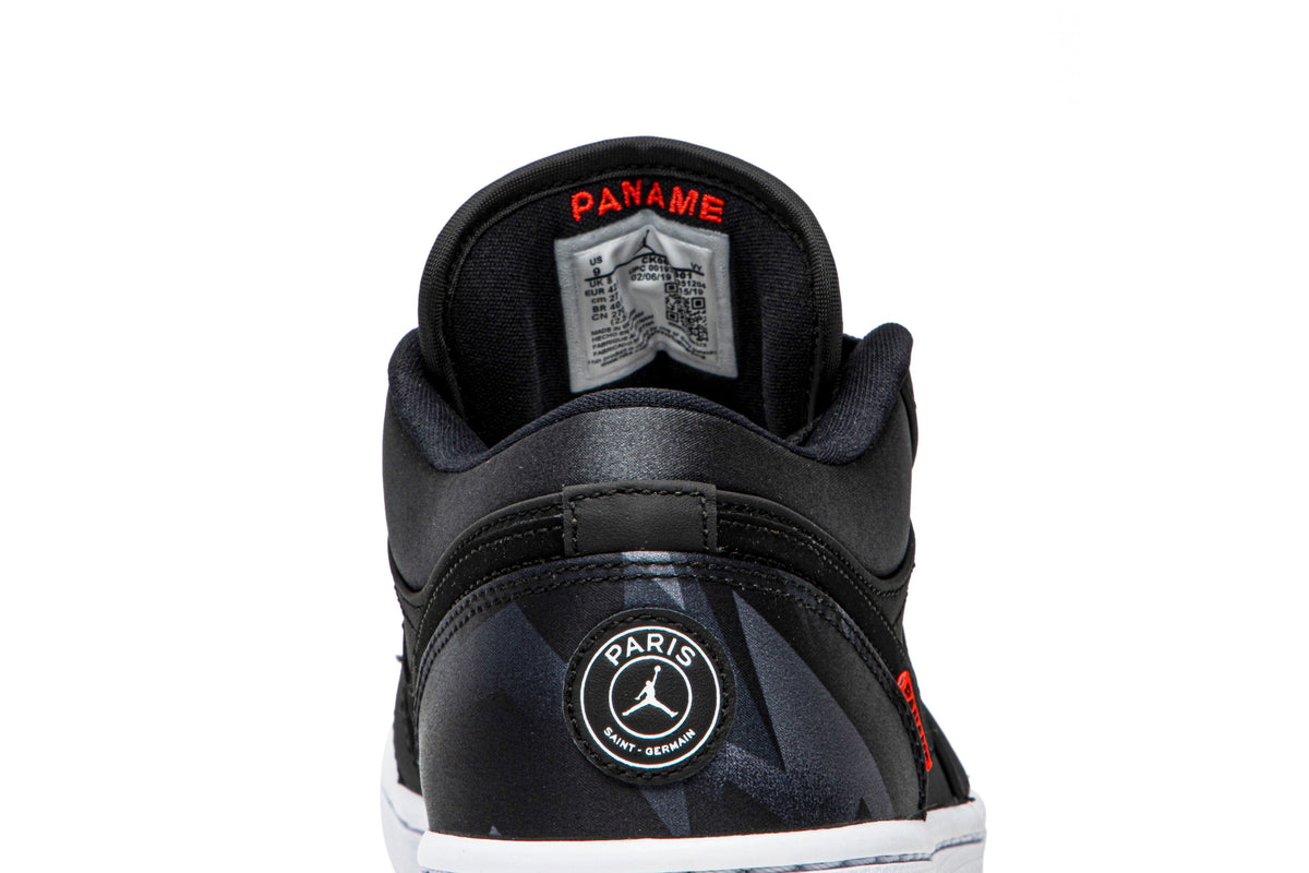 Paris Saint-Germain Collaboration — Retro 1 Low Sneakers — Classic Colorway — CK0687-001