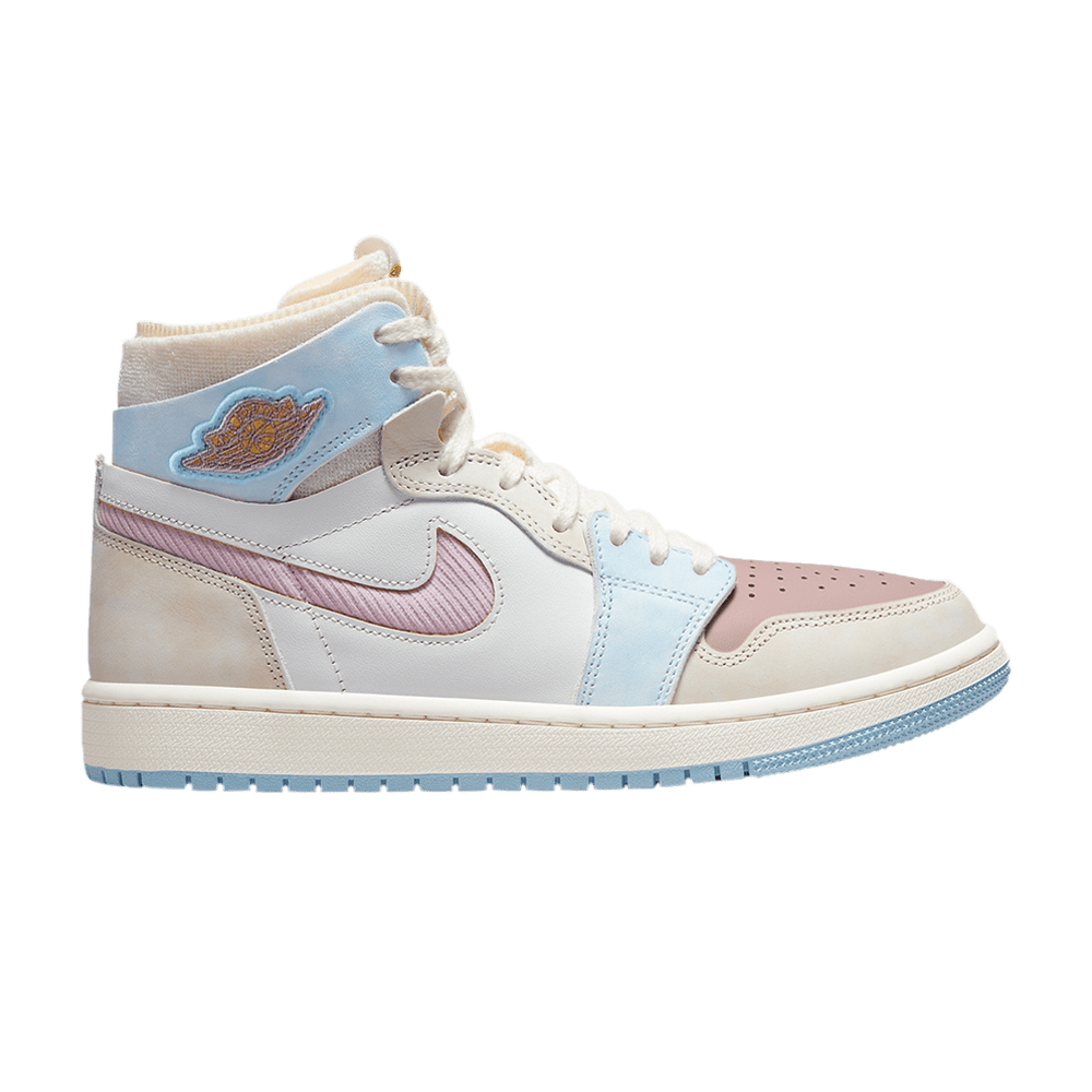 Retro 1 High Zoom Comfort Sneakers — Pink Oxford Plum Fog — DQ5092-651