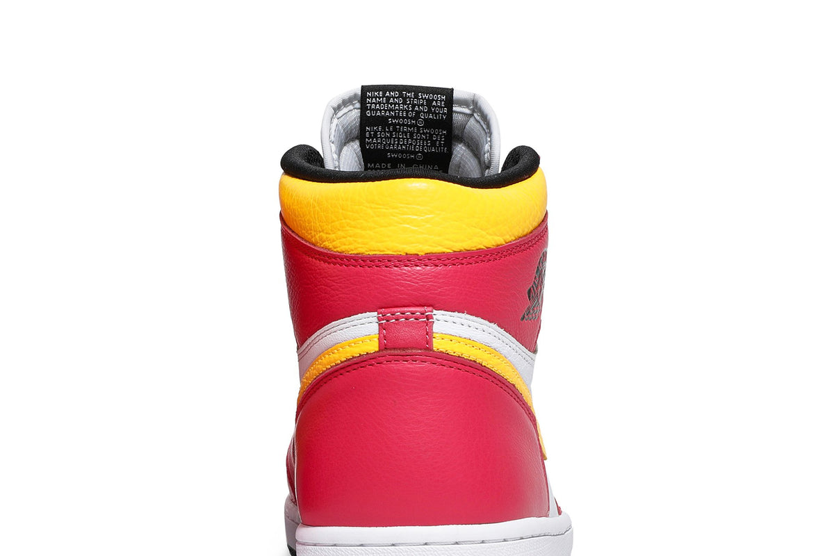 Retro 1 High OG Sneakers — Light Fusion Red — 555088-603