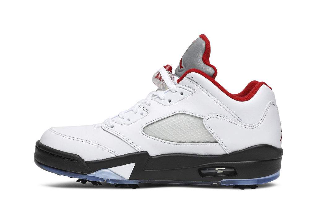 Retro 5 Low Golf Shoes — Fire Red — CU4523-100