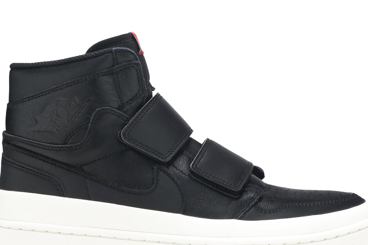 Retro 1 High Double Strap Sneakers — Black — AQ7924-001