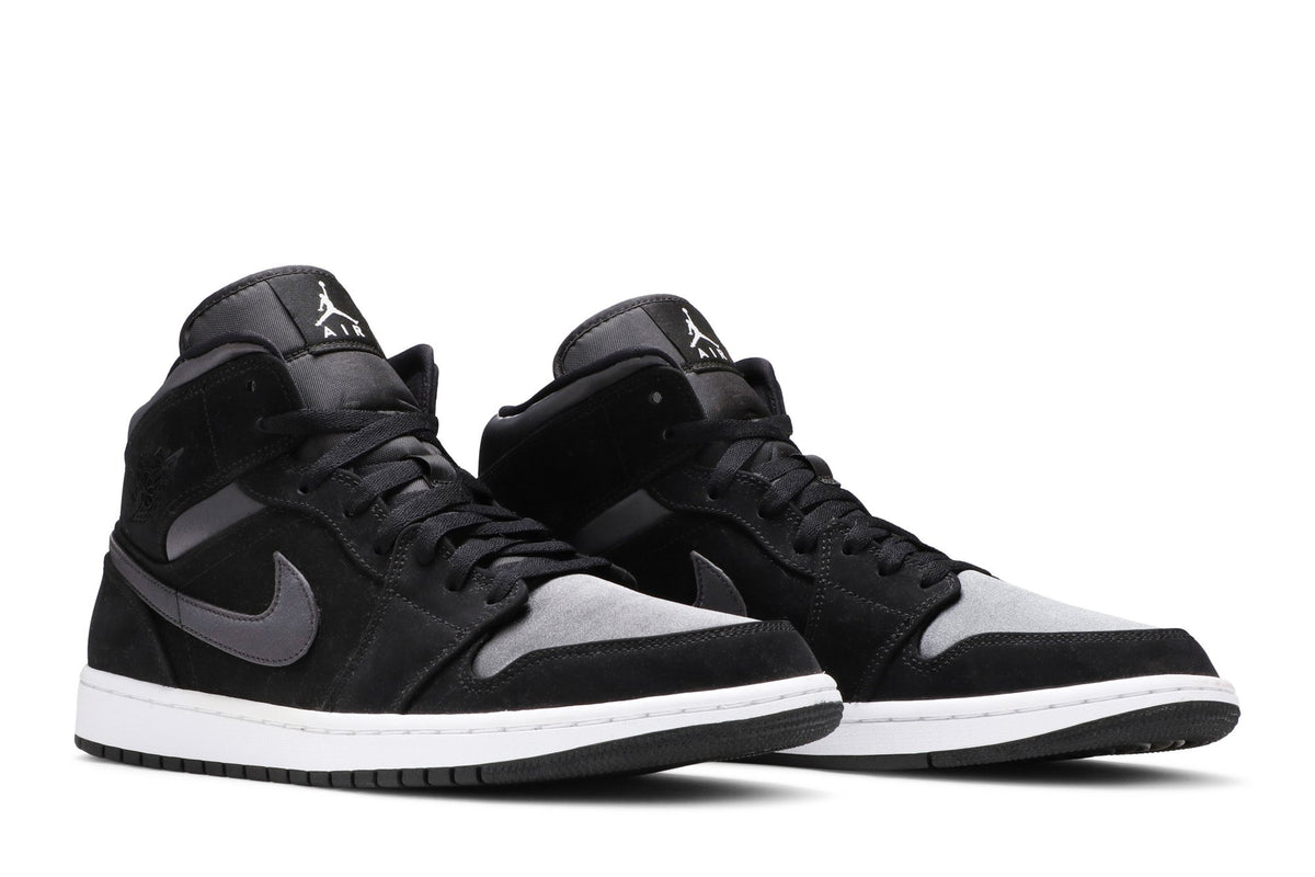 Retro 1 Mid SE Nylon Sneakers — Black Grey — 852542-012