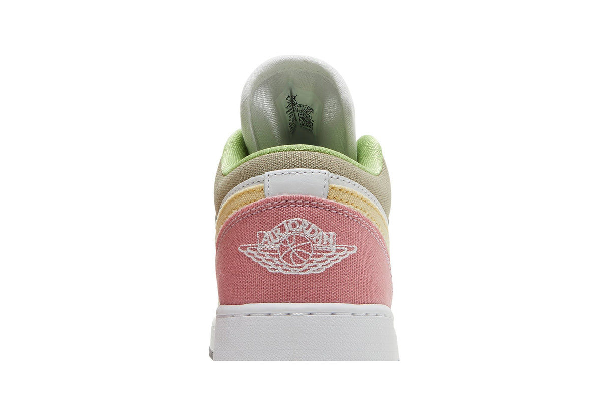 Retro 1 Low SE GS Sneakers — Pastel Grind — DJ0341-100