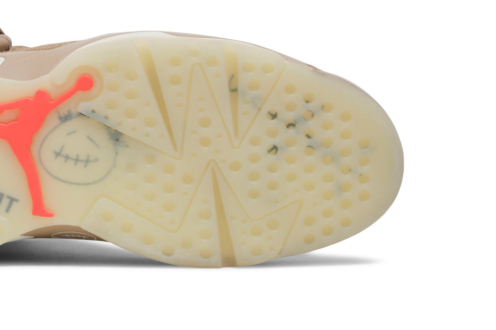 Travis Scott Collaboration — Retro 6 Sneakers — British Khaki — DH0690-200