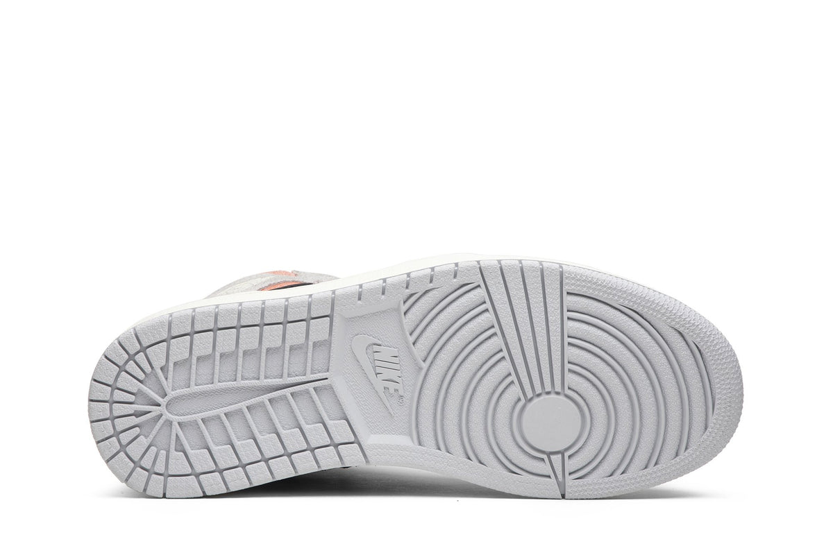 Retro 1 High OG Sneakers — Neutral Grey — 555088-018