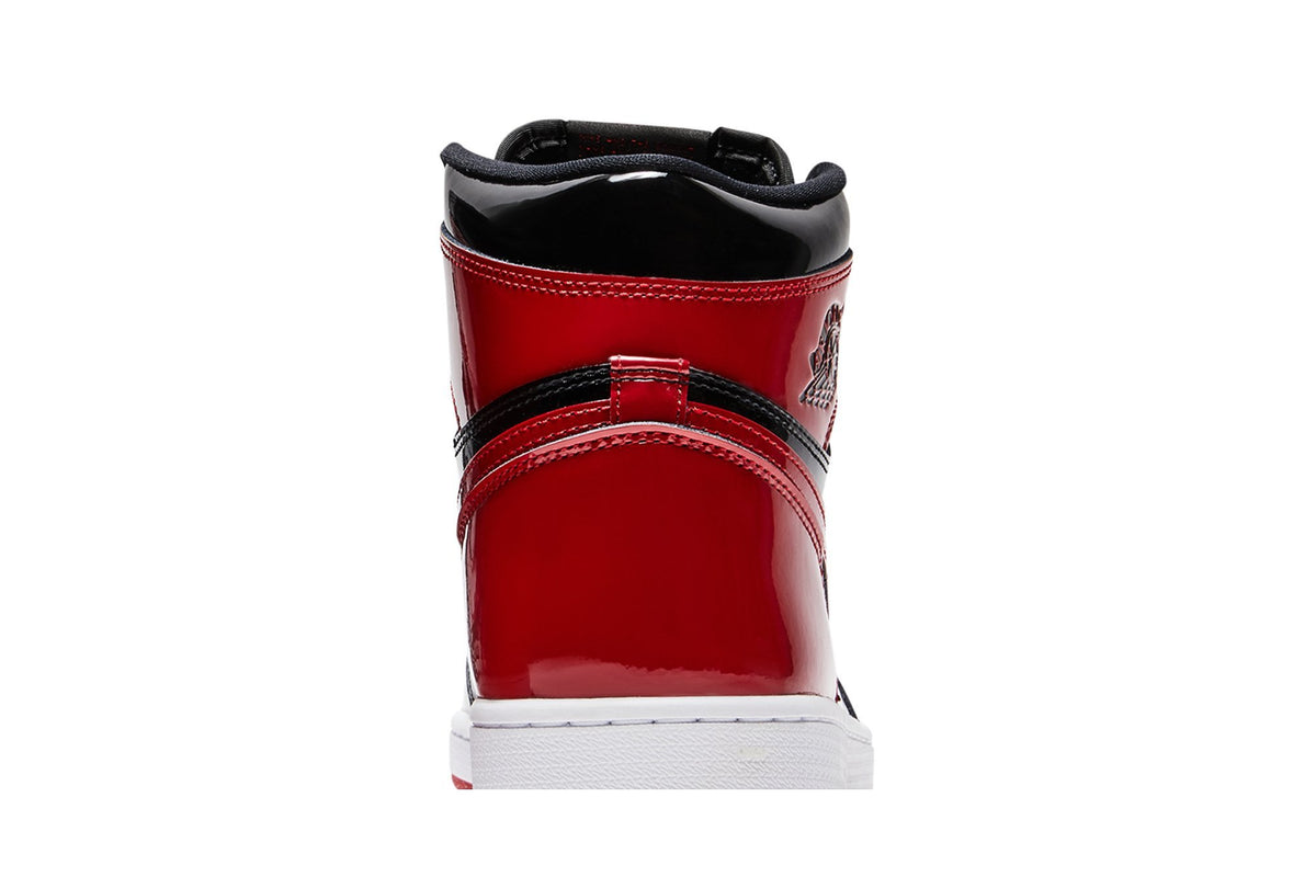 Retro 1 High OG Sneakers — Patent Bred — 555088-063