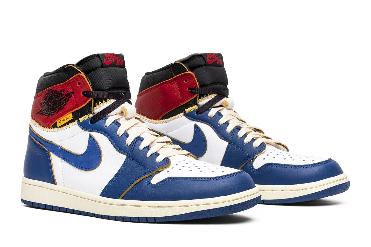Union LA Collaboration — Retro 1 High NRG Sneakers — Storm Blue — BV1300-146