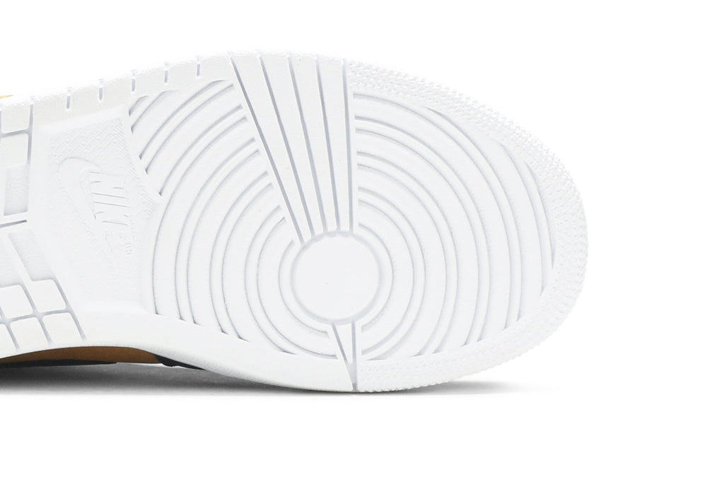 Retro 1 Mid SE Premium Sneakers — Stain Gold — 852542-401
