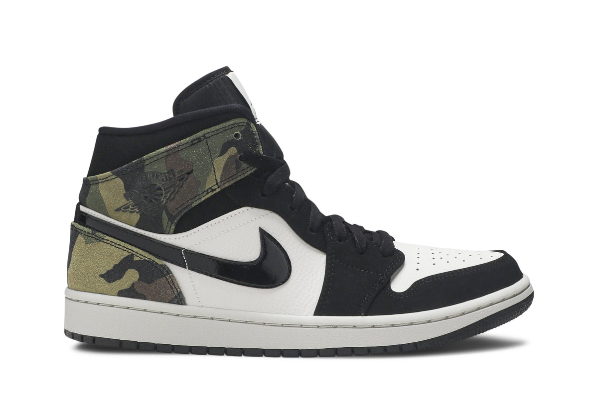 Retro 1 Mid Sneakers — Camo — CW5490-001