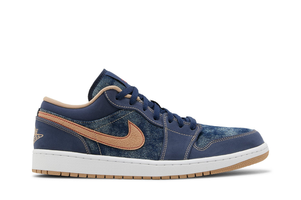 Retro 1 Low SE Sneakers — Denim — DH1259-400