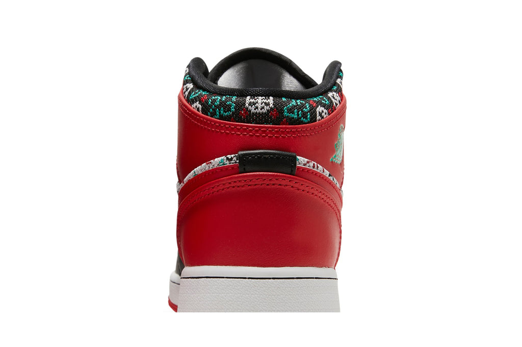 Retro 1 Mid SE GS Sneakers — Ugly Christmas Sweater — DM1208-150