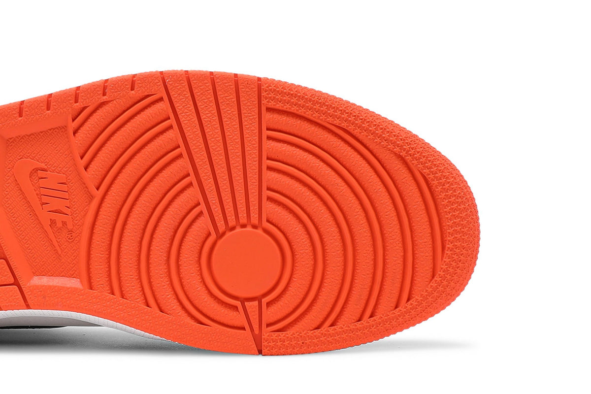 Retro 1 High OG Sneakers — Electro Orange — 555088-180