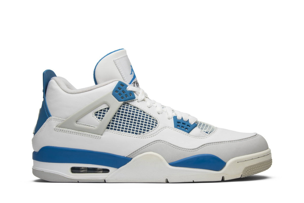 Retro 4 Sneakers — Military Blue — 308497-105