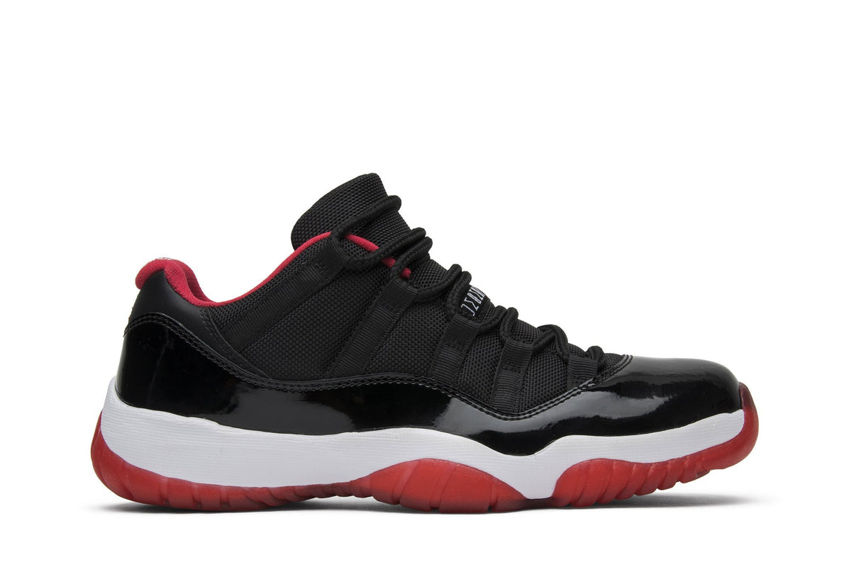 Retro 11 Low Sneakers — Bred — 528895-012