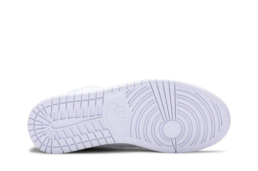 Retro 1 Mid Sneakers — Triple White — 554724-109