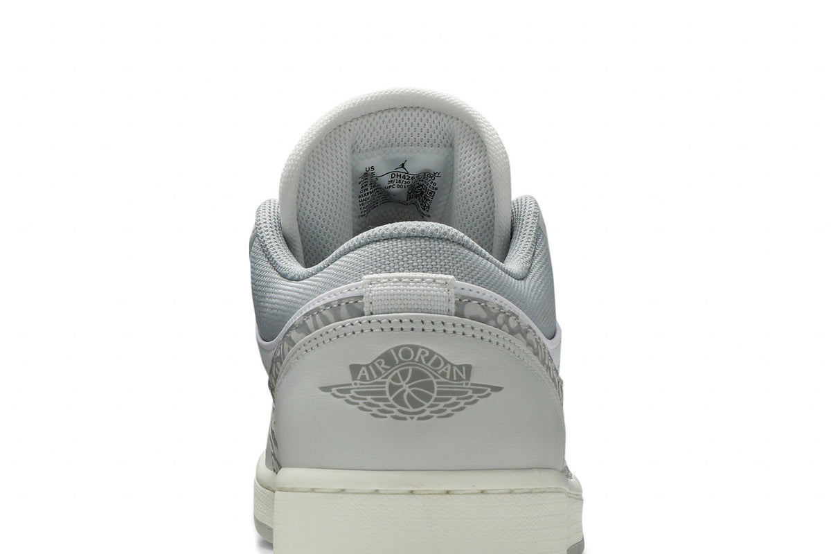 Retro 1 Low Premium Sneakers — Elephant Print — DH4269-100
