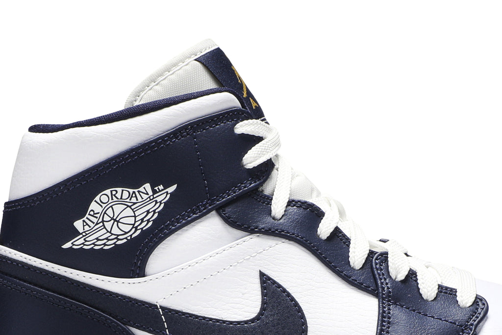 Retro 1 Mid Sneakers — Obsidian — 554724-174