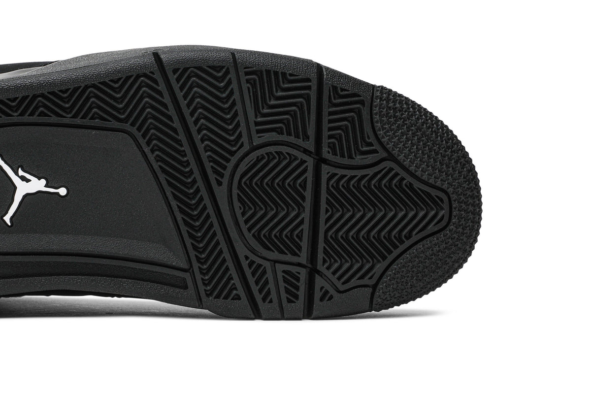 Retro 4 Sneakers — Black Cat — CU1110-010
