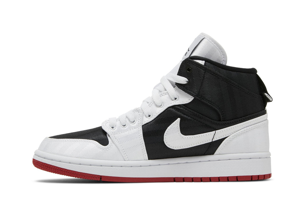 Retro 1 Mid SE Utility Sneakers — White Black Gym Red — DD9338-016